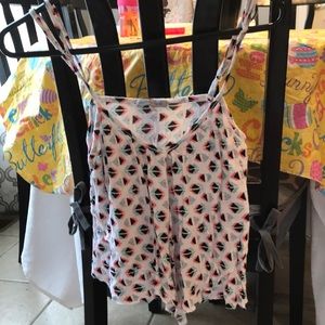 CHARLOTTE RUSSELLE spaghetti strap crop